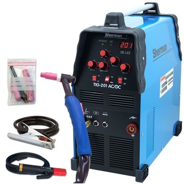 SPAWARKA TIG AC/DC Aluminium Sherman 201 MMA 200A