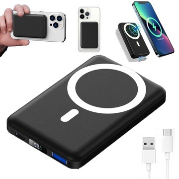 ИНДУКТИВНЫЙ POWERBANK ДЛЯ IPHONE 12 13 14 15 MINI WIRELESS 10000 мАч