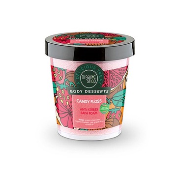 Organic Shop emulsja-pianka do kąpieli 450 ml Body Desserts wata cukrowa