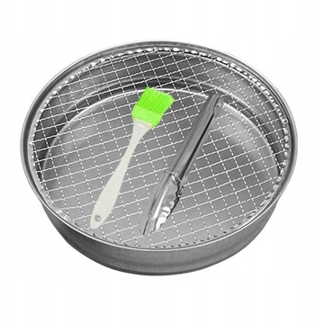 Jednorazowy grill Przenośna taca do pieczenia BBQ