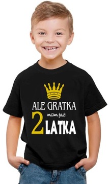 T-shirt Koszulka urodzinowa ALE GRATKA MAM 2 LATKA