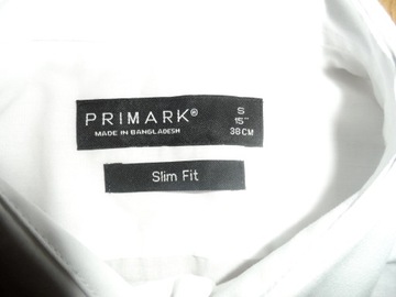 PRIMARK WHITE как НОВАЯ РУБАШКА размер S 38 39