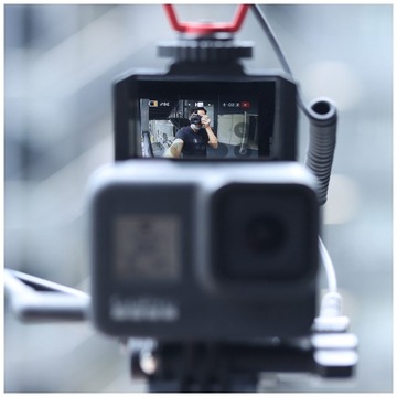 Зеркало для просмотра + адаптер для холодного башмака для Hero 8