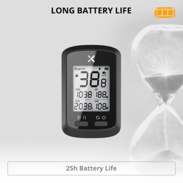 Велосипедный компьютер с GPS и датчиком частоты вращения педалей/скорости.