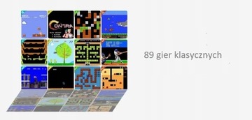 Мини-ретро-консоль 8 бит — 89 игр — черный
