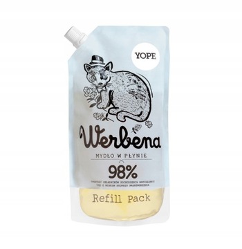 YOPE MYDŁO W PŁYNIE ZAPAS WERBENA 500ML