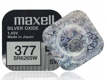 АККУМУЛЯТОР MAXELL 377 / SR626SW / SR66 MINI СЕРЕБРЯНЫЙ АККУМУЛЯТОР