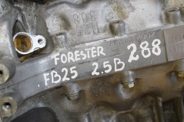BLOK MOTORU SUBARU FORESTER FB25 2,5 H25308