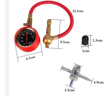 Пневматический манометр в шинах