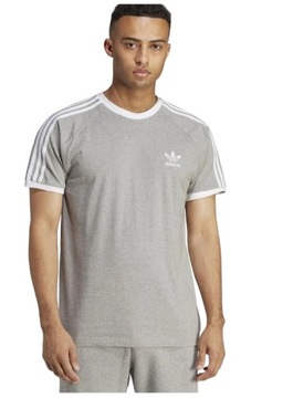 Koszulka Adidas Męska T-Shirt Szara r. L Sportowa Bawełniana