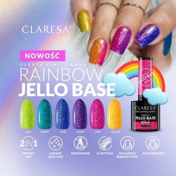 CLARESA RAINBOW JELLO БАЗОВЫЙ ФИОЛЕТОВЫЙ