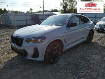 BMW X4 G02 2022 BMW X4 2022, 3.0L, 4x4, M40I, od ubezpieczalni 3.0 Benzyna 382KM