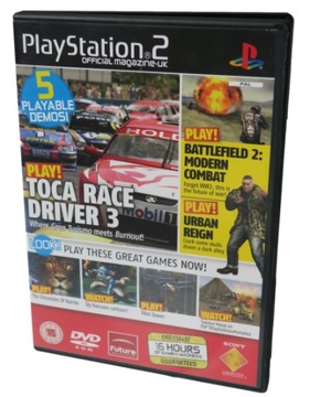 PS2 OFFICIAL PLAYSTATION 2 MAGAZINE UK DEMO DISC 68 STYCZEŃ 2006