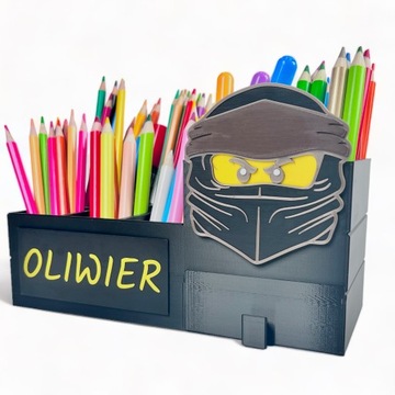 КАЯВИС Настольный органайзер, держатель для мелков НАЗВАНИЕ детский сад ЭКО УЗОРЫ