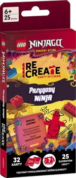 LEGO Ninjago. Recreate. Karty wyzwań. Przygody Ninja