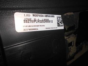 VW POLO 2G konsola miękka oryginalna +2 x airbag po regeneracji