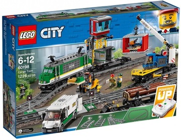 LEGO CITY ZDALNIE STEROWANY POCIĄG TOWAROWY 60198