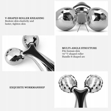 Роликовый массажер для лица.