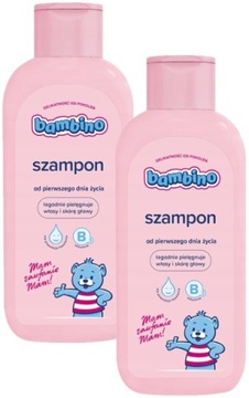 Szampon do włosów dla dzieci BAMBINO 2x 400ml Zestaw