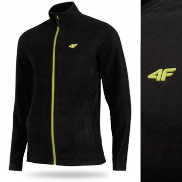 POLAR MĘSKI 4F BLUZA POLAROWA DRESOWA SPORTOWA NA ZAMEK ROZPINANA