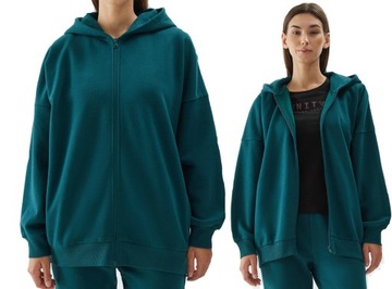 4F BLUZA DAMSKA ROZPINANA LUŹNA DRES TSWSF0715 TURKUS M