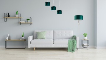 Потолочный подвесной светильник люстра потолочный абажур свес LED E27 бутылочно-зеленый