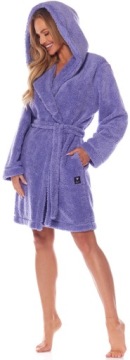 КОРОТКИЙ ТЕПЛЫЙ ПУХОВЫЙ ХАЛАТ ЖЕНСКИЙ БАНА М