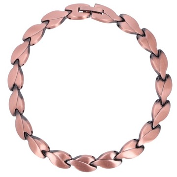 Miedziana bransoletka magnetyczna Love Heart Silny magnes Biżuteria 0M