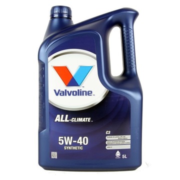 VALVOLINE ALL-CLIMATE 5W40 C3 505.01 GM Dexos2- 5L