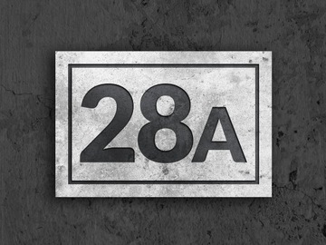 Numer domu tabliczka adresowa tablica