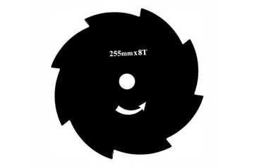 TARCZA TNĄCA DO KOSY 255 mm 8T 8 ZĘBÓW KOSA OSTRZE