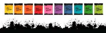 Красочная пудра HOLI для Фестиваля красок, безопасная пудра 15 шт.