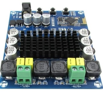 WZMACNIACZ STEREO 2x120W BLUETOOTH 12-24V TPA3116D2