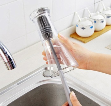 СИЛИКОНОВАЯ ЩЕТКА ДЛЯ ЧИСТКИ БУТЫЛОК С ГАЗИРОВКОЙ STREAM SATURATOR GLASSES