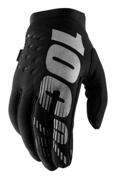 Rękawiczki 100% Brisker Womens Glove Black Grey L