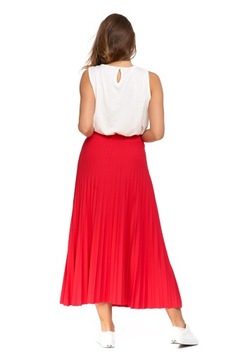 ЖЕНСКАЯ ДЛИННАЯ ЭЛЕГАНТНАЯ ЮБКА С ПЛИССАМИ НА ЛЕТНУЮ ВЕСНУЮ MORAJ L/XL