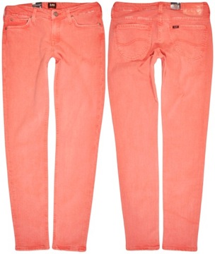 LEE spodnie SKINNY pink regular SCARLETT _ W31 L33