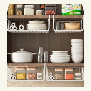 ГАРДЕРОБНЫЙ ОРГАНАЙЗЕР ДОПОЛНИТЕЛЬНАЯ ПОДВЕСНАЯ ПОЛКА МЕТАЛЛ СЕРЕБРЯНАЯ 2 ШТ.