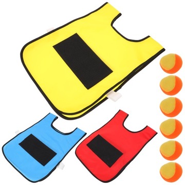 Sticky Dodgeball Vest Gra dla dzieci Fun Tag Balls