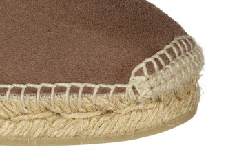 Espadryle Na Koturnie Toni Pons Tona Taupe Beżowe Skóra naturalna r.39