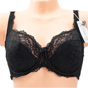 Biustonosz stanik Lanny Mode 11676 stanik 100E czarny SEMI SOFT