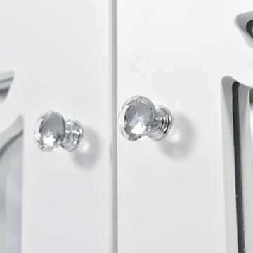 КОМОДЫ, зеркальный шкаф белый, 4 дверцы, 160х40х84см