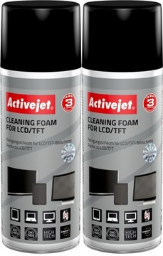 Pianka do czyszczenia matryc LCD/TFT Activejet AOC-105 400ml x2