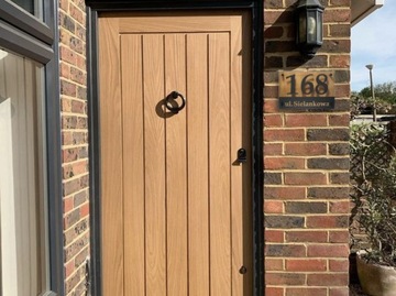 Адресная табличка с номером дома для 3D дома