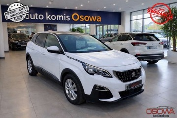 Peugeot 3008 II Crossover 1.6 BlueHDi 120KM 2017 Peugeot 3008 1.6hdi automat Navi kamera ledy bezwypadkowy zamiana 1.r.gwar