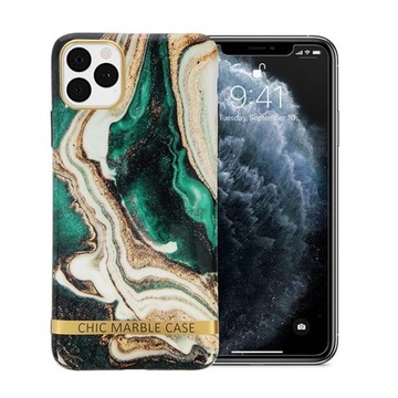 ETUI CHIC MARBLE DO IPHONE 11 PRO ZIELONY OCHRONNE