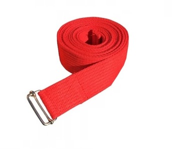 BAWEŁNIANY PASEK DO JOGI BAWEŁNA 4cm x 2,8m JOGA