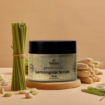 YOKABA LEMONGRASS SCRUB ПИЛИНГ ДЛЯ РУК И ТЕЛА С ЛИМОНГРАССОМ 200 Г