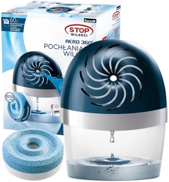 POCHŁANIACZ WILGOCI AERO360° TABLETKI GRANAT CERESIT STOP WILGOCI