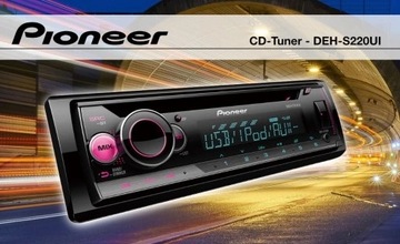 PIONEER DEH-S220UI radio samochodowe 1-DIN AUX USB CD promocja!